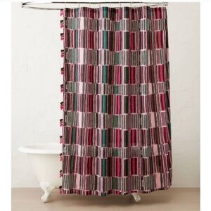 Boho shower curtain